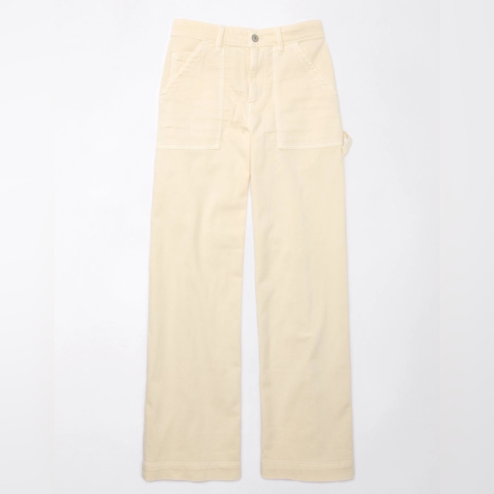American Eagle Outfitters Dreamt Drape Super High Rise Baggy Wide Leg Pants